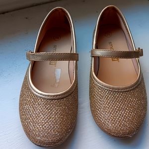 GOLD toddler Dress Shoes - SMART FIT